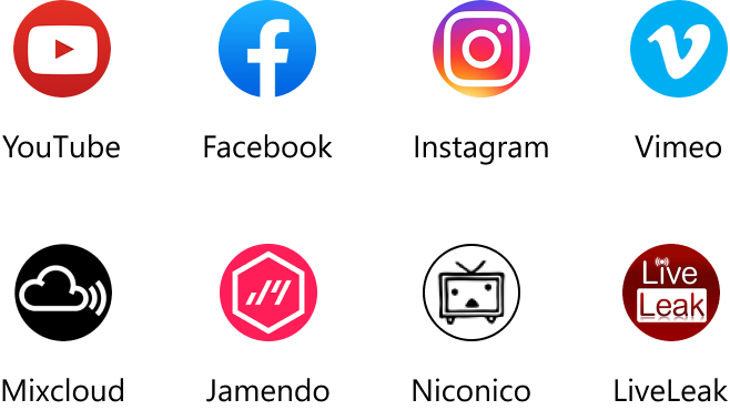 Numerous supported sites